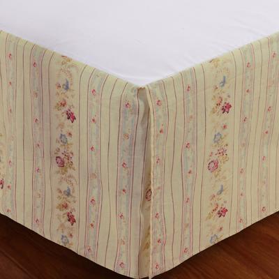 Antique Rose Bed Skirt by Greenland Home Fashions in Multi (Size KING)