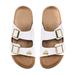 Women's FOCO Cleveland Browns Double-Buckle Sandals