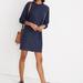 Madewell Dresses | Madewell Oversized Bubble Sleeve Sweatshirt Dress | Color: Blue | Size: Xxs/S/M