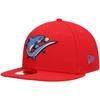 Men's New Era Red Clearwater Threshers Home Authentic Collection 59FIFTY Fitted Hat