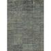 White 36 x 24 x 0.25 in Area Rug - Samad Rugs Mystique Hand-Knotted Wool Area Rug in Gray/Blue Wool | 36 H x 24 W x 0.25 D in | Wayfair