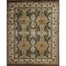 White 36 x 24 x 0.5 in Area Rug - Samad Rugs Golden Age Oriental Hand Knotted Wool Black/Brown/Green Area Rug Wool | 36 H x 24 W x 0.5 D in | Wayfair