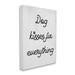 Stupell Industries Dog Kisses Fix Everything Pet Motivational Love Phrase Daphne Polselli Canvas/Metal in Gray | 40 H x 30 W x 1.5 D in | Wayfair