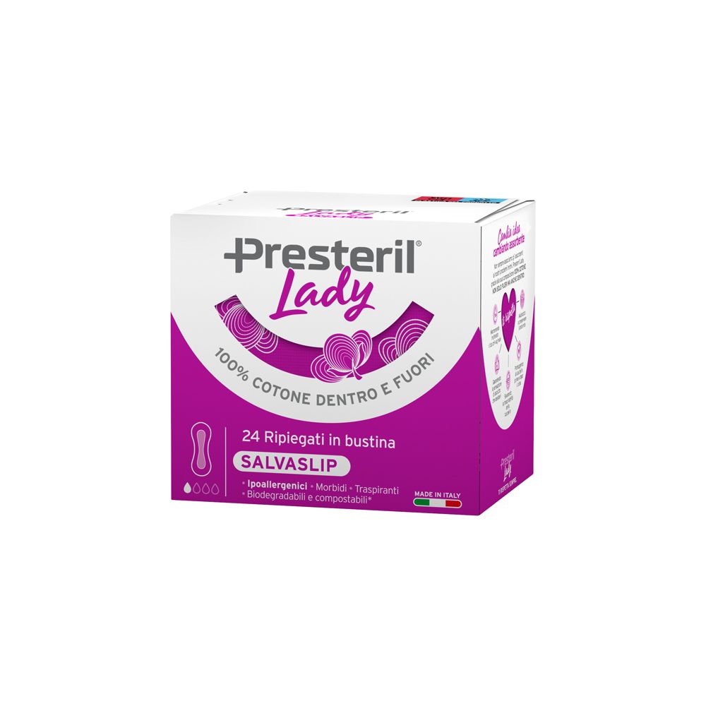 PRESTERIL Lady Salvaslip ripiegati 24 pz Bendaggio/i