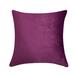 Everly Quinn Renelde Velvet Throw Cushion Polyester/Polyfill/Velvet in Indigo | 20 H x 20 W x 1 D in | Wayfair 82356943D45B49D2977599076C6A5934