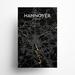 17 Stories Hannover City Map Graphic Art Paper in Black | 17 H x 11 W x 0.05 D in | Wayfair 14B9E9A4382F4A74B4E66C2309A20A23