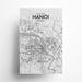 17 Stories Hanoi City Map Graphic Art Paper in Gray/White | 17 H x 11 W x 0.05 D in | Wayfair FFCA37BC4B0E4CEE98F190EF5B7CE909