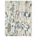 Blue/Gray 138 x 102 x 0.25 in Area Rug - Orren Ellis ARTWRKS Abstract Area Rug in Blues & Grays | 138 H x 102 W x 0.25 D in | Wayfair