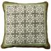 HKH International Grosspoint Green/Brown Tapestry Heartscroll Multi Design Down/Feather/Velvet/Cotton | 17 H x 17 W x 3 D in | Wayfair HP5034