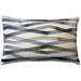 Wandering Lines Forest Grove Linen 12x19 Throw Pillow with Polyfill Insert