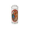 Religious Candle - White (Mary Emblem) - Set of 2