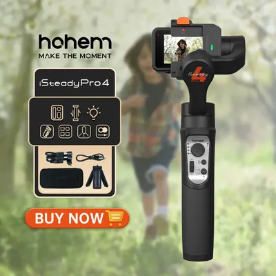 Hohem Official iSteady Pro 4 Gimbal for GoPro 12/11/10/9/8/7/6 DJI OSMO Insta360 One R Action Camera