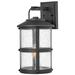 Lakehouse 17 1/4" High Black 5W Outdoor Wall Light