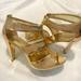 Michael Kors Shoes | Gold Michael Kors Heels | Color: Gold | Size: 9
