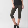 Lululemon Athletica Pants & Jumpsuits | Lululemon Athletica Pants&Jumpsuit| Lululemon In The Flow Crop Ii | Color: Green | Size: 6