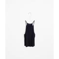 Brandy Melville Tops | Brandy Melville Black Ribbed Knit Racer Crop Cami Top Os Small | Color: Black | Size: S