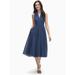Kate Spade Dresses | Kate Spade Burnout Dress | Color: Blue | Size: 10