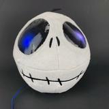 Disney Holiday | Jack Skelington Multi-Color Flashing Lighted Hanging Head Halloween Nightmare | Color: White | Size: Os