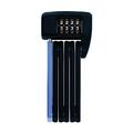 ABUS Bordo Lite 6055C folding lock - with combination code - Extra-light combination lock made of special steel security level 7-60 cm - black/blue