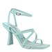 Steve Madden Blessing Dress Sandal - Womens 11 Blue Sandal Medium