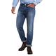 JP 1880 Herren große Größen Übergrößen Menswear L-8XL Jeans, FLEXNAMIC®, Kontrast Stitching, 5-Pocket, Straight Fit Mattes Jeansblau 34 711564190-34