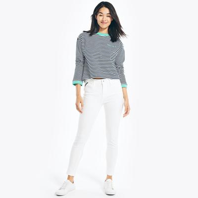Nautica Women's Nautica Jeans Co. True Flex Mid-Rise Skinny Denim Shell, 12