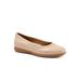 Women's Dixie Ballet Flat by Trotters in Nude (Size 12 M)