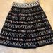 Anthropologie Skirts | Anthropologie Floreat Charente Lace Overlay Skirt Size 0 | Color: Black/White | Size: 0