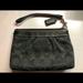 Coach Bags | Coach Black Genuine Leather Signature Medium Wristlet | Color: Black | Size: 6.5” X 4.5”X 1/2”