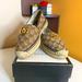 Gucci Shoes | Gucci Gg Espadrilles | Color: Brown/Tan | Size: 39