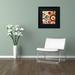 Trademark Fine Art 'Bright Bold Circles Square 1' Framed Print on Canvas Canvas, Wood | 16 W in | Wayfair AV0191-B1111BMF