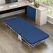 Alwyn Home Folding Bed Simp-Le 3 Fold Portable Office Lounge Bed Home Adult Siesta Bed in Blue, Size 10.2 H x 23.6 W x 71.0 D in | Wayfair
