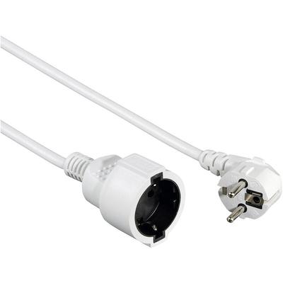 Hama 00047865 Strom Verlängerungskabel Weiß 3 m H05VV-F 3G 1,5 mm² Image