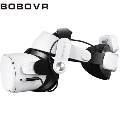 BOBOVR M2 Pro Battery Elite Strap Compatible With Oculus Quest 2 Halo Replacement for Quest2 VR