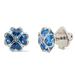 Kate Spade Jewelry | Kate Spade Silver Something Sparkly Light Sapphire Crystal Earrings | Color: Blue/Silver | Size: Os