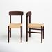 AllModern Piper Woven Side Chair Wood in Brown | 32 H x 17 W x 18 D in | Wayfair 2DE676BDA9A24205B7729E5729F4FE97