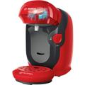 Bosch - Haushalt Style TAS1103 Machine à capsules rouge One Touch, robinet dévacuation réglable en