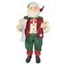 Kurt Adler 36 In Kringles Elf Figurine for Fans and Collectors, Red and Green - 16.5 x 10 x 36 inches