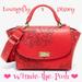 Disney Bags | Loungefly Disney Winnie The Pooh Red Floral Handbag / Shoulder / Crossbody Bag! | Color: Black/Red | Size: Os