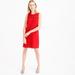 J. Crew Dresses | Jcrew Scalloped Dress With Grommets In Electric Red | Color: Red | Size: 8