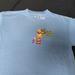 Disney Tops | Disney Store Size Medium Pooh And Piglet Embroidered T-Shirt | Color: Blue | Size: M