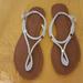 American Eagle Outfitters Shoes | American Eagle Sandals | Color: White | Size: 7.5