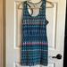 American Eagle Outfitters Dresses | Bright Color Comfy Body Con Style Summer Dress. Size Small | Color: Blue/Green | Size: S