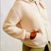 Anthropologie Jackets & Coats | Anthropologie Porridge Gillian Sherpa Cream Hoodie Jacket | Color: Cream | Size: L