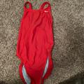 Nike Swim | Nike Red Womens Swimsuit Size 8 ( 34 ) | Color: Red | Size: 8