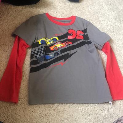 Disney Shirts & Tops | 4 Disney Shirts Size A M 7-8 Years Old | Color: Blue/Red | Size: Mb