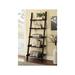 Latitude Run® Airius Modern Artistic Design Hanging Ladder Bookcase Wood in Brown | 72 H x 24.75 W x 16.5 D in | Wayfair