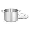 Cuisinart 76610-26G Chef's Classic 10-Quart Stockpot with Glass Cover
