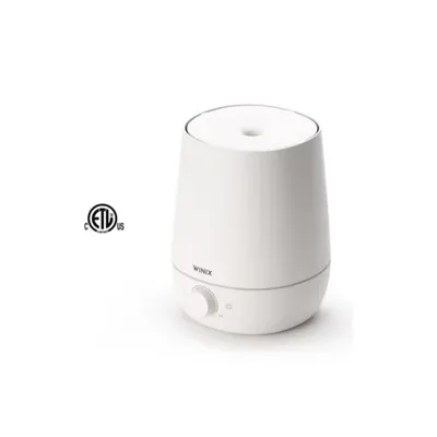 Winix L60 0.6 Gallon Ultrasonic Humidifier With Night Mood Light, White
