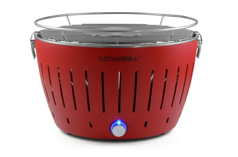 LotusGrill Starter-Set Classic 1x Grill Feuerrot mit USB-Anschluß inkl. Zubehör Image